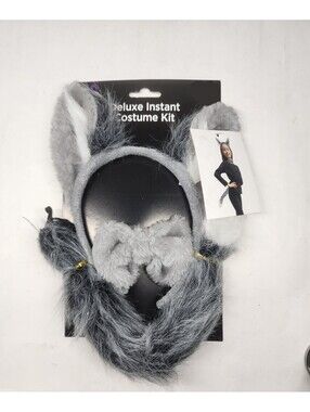 Happy Halloween Wolf 🐺 Costume Accessories - Headpiece/Bow Tie/Tail - NEW